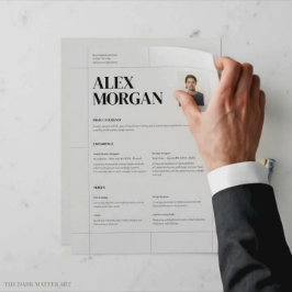 Minimaal Elegant Professioneel Bedrijfs CV