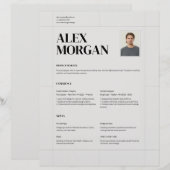 Minimaal Elegant Professioneel Bedrijfs CV (Voorkant / Achterkant)