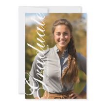 Minimaal Elegant Schrift Foto Afstuderen