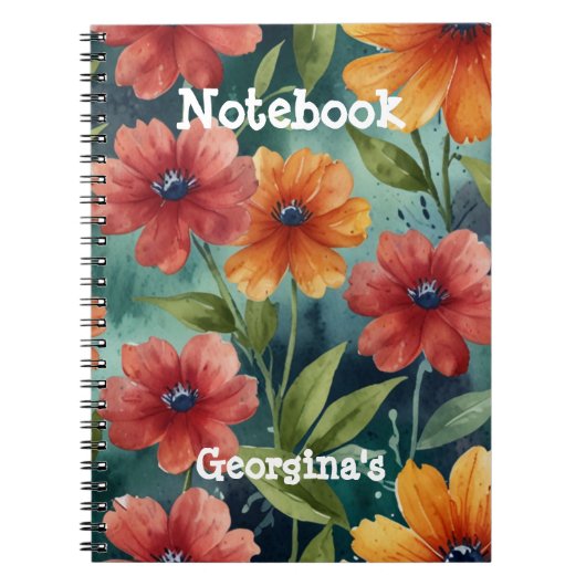 Minimaal Elegant Zakelijk Notitieboek (Voorkant)