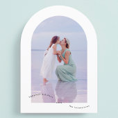 Minimaal Elegante Foto Happiest Arch Christmas Kaa Kaart