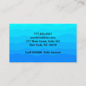 Minimaal emmer Huishouden Schoonmaakster Visitekaartje (Achterkant)