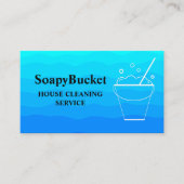 Minimaal emmer Huishouden Schoonmaakster Visitekaartje (Voorkant)