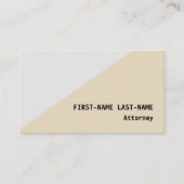 Minimaal en basisprofessioneel Visitekaartje (Voorkant)