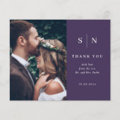 Minimaal en Chic | BUDGET Photo Weddenschap Dank u (Voorkant)