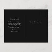 Minimaal en Chic | Foto Trouw Dank Je Briefkaart (Achterkant)