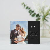 Minimaal en Chic | Foto Trouw Dank Je Briefkaart (Staand voorkant)