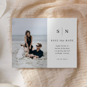 Minimaal en Chic | Foto Wedding Save the Date Briefkaart