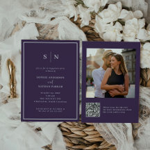 Minimaal en Chic | QR-code van Engagement Party