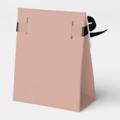 Minimaal en Chic | Terracotta en Black Wedding Bedankdoosjes (Achterkant)