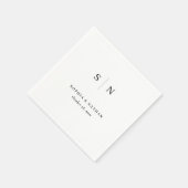 Minimaal en Chic | Trouwen Servet (Hoek)