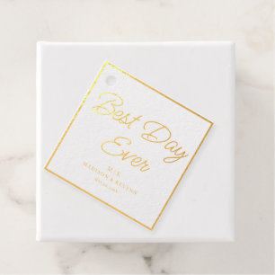 Minimaal en Chic Weddenschap Bedankjes Labels