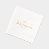 Minimaal en Chic | Weddenschap Folie Servetten (Links)