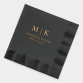 Minimaal en Chic | Weddenschap Folie Servetten (Links)