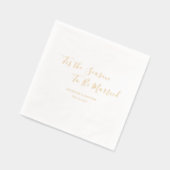 Minimaal en Chic | Weddenschap Folie Servetten (Links)