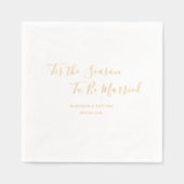 Minimaal en Chic | Weddenschap Folie Servetten (Voorkant)