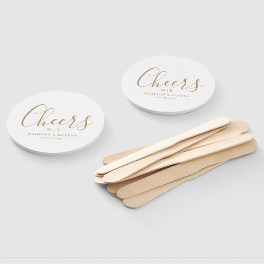 Minimaal en Chic | Weddenschap Handwaaier (Niet-gemonteerd)