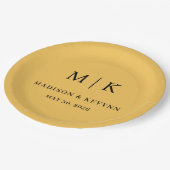 Minimaal en Chic | Weddenschap Napkins Papieren Bordje (Gekanteld)