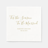 Minimaal en Chic | Weddenschap Napkins Servet (Voorkant)