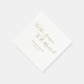 Minimaal en Chic | Weddenschap Napkins Servet (Hoek)