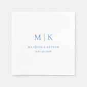 Minimaal en Chic | Weddenschap Napkins Servet (Voorkant)