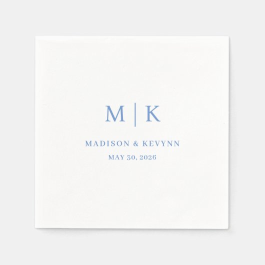 Minimaal en Chic | Weddenschap Napkins Servet (Voorkant)