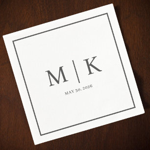 Minimaal en Chic   Weddenschap Napkins Servet