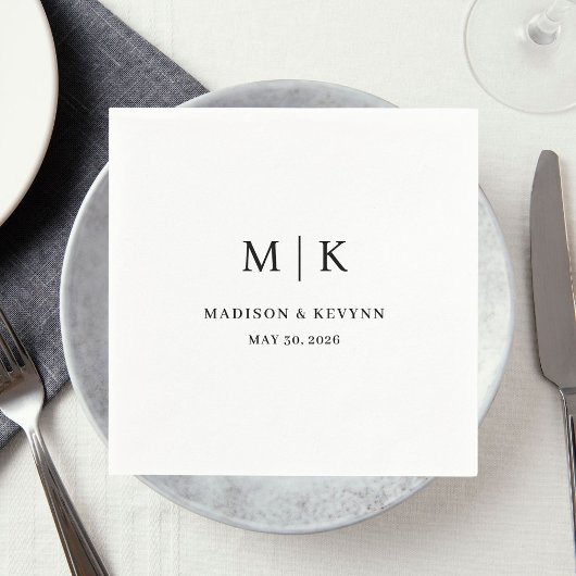 Minimaal en Chic | Weddenschap Napkins Servet