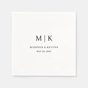 Minimaal en Chic   Weddenschap Napkins Servet