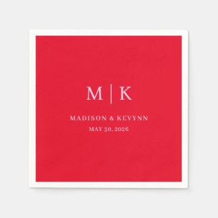 Minimaal en Chic Weddenschap Napkins Servet