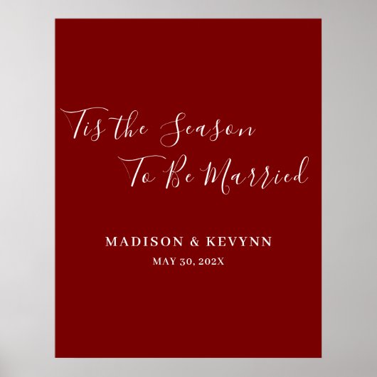 Minimaal en Chic | Weddenschap Poster (Voorkant)