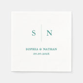 Minimaal en Chic | Weddenschap Servet (Voorkant)