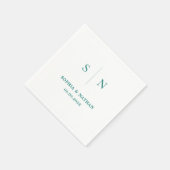 Minimaal en Chic | Weddenschap Servet (Hoek)