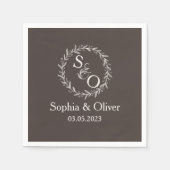 Minimaal en Chic | Weddenschap Servet (Voorkant)