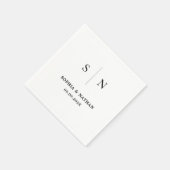Minimaal en Chic | Weddenschap Servet (Hoek)