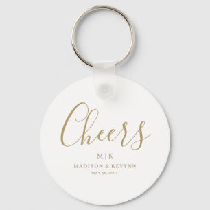 Minimaal en Chic Weddenschap Sleutelhanger