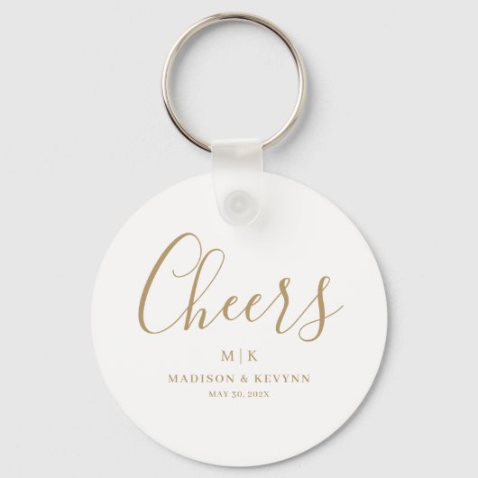 Minimaal en Chic | Weddenschap Sleutelhanger (Voorkant)