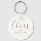 Minimaal en Chic | Weddenschap Sleutelhanger (Achterkant)