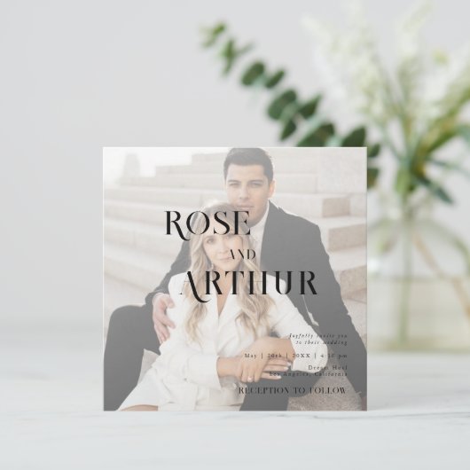 Minimaal en chic zwart en wit (Staand voorkant)