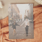 Minimaal en chic zwart en wit kaart