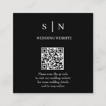 Minimaal en Chic | Zwarte en Witte QR-code