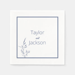 Minimaal en Chique Blauw Servet