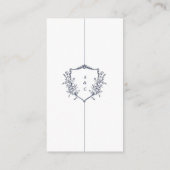 Minimaal en chique | Marine en Witte Bruiloft RSVP Informatiekaartje (Achterkant)