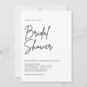 Minimaal en chique Vrijgezellenfeest Kaart (Voorkant)