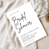 Minimaal en chique Vrijgezellenfeest Kaart