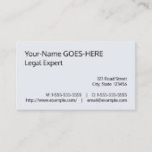 Minimaal en eenvoudig professioneel Visitekaartje (Voorkant)