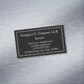 Minimaal en eenvoudig Visitekaartje van het Barris Magnetisch Visitekaartje (Voorbeeld)