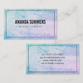 Minimaal en elegant visitekaartje (Voorkant / Achterkant)