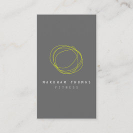 Minimaal en modern Designer Scribble Logo in Limoe Visitekaartje