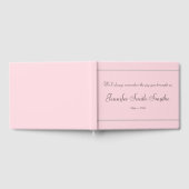 Minimaal en respectabel Memorial Guest Book Gastenboek (Volledig)